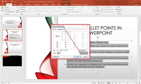 how to highlight bullet points in powerpoint