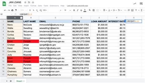 how to highlight data in google sheets