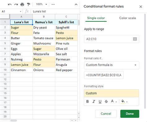 how to highlight duplicates in excel from multiple sheets