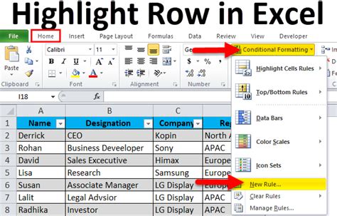 how to highlight every other row in excel
