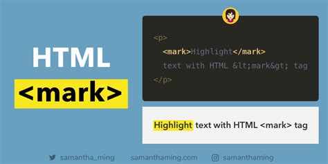 how to highlight in html