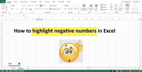 how to highlight negative numbers in excel
