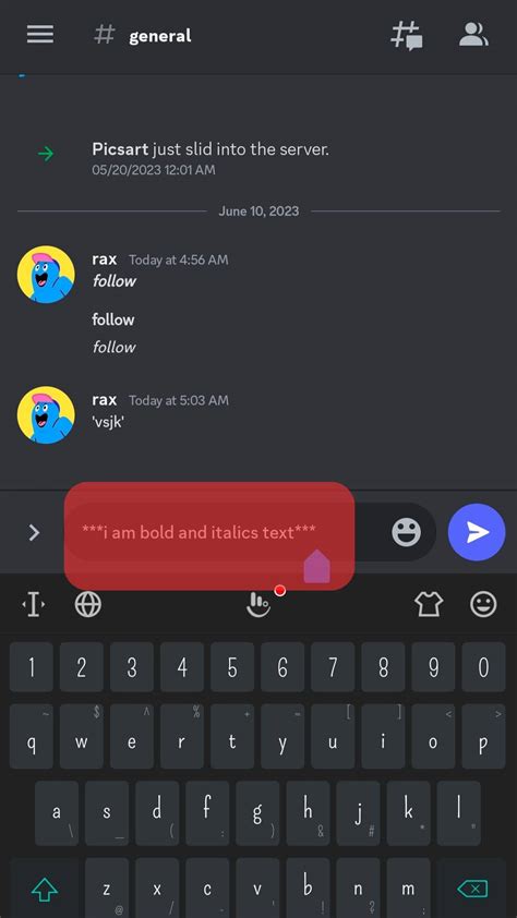 how to highlight text in discord mobile