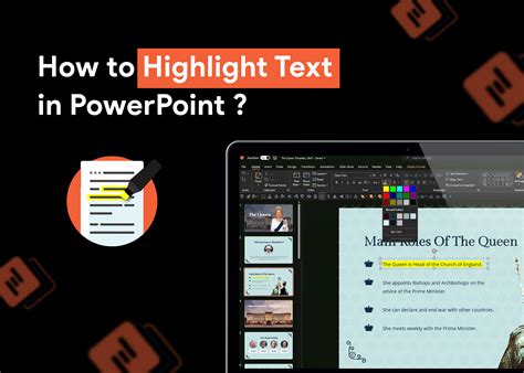 how to highlight text in powerpoint 2016
