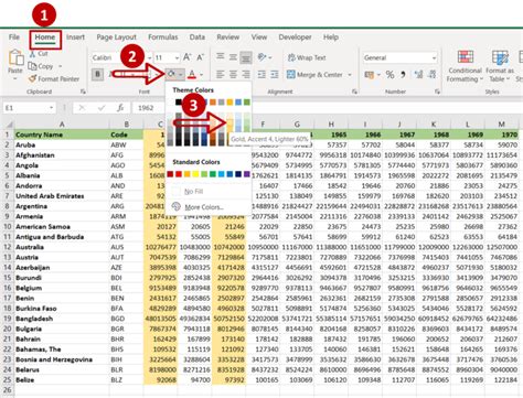 how to highlight two cells in excel