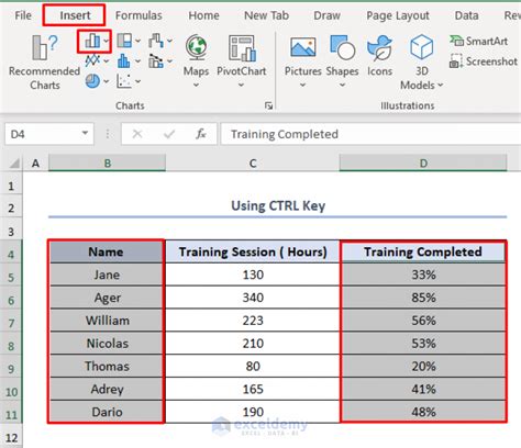 how to hold data in excel