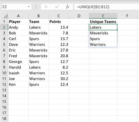 how to identify categories in excel