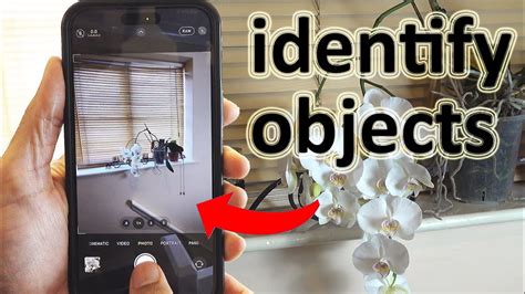 how to identify items using iphone