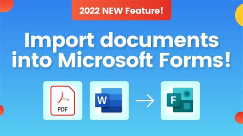 how to import a pdf into microsoft forms