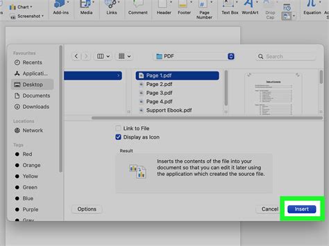 how to import a pdf to word doc