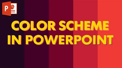 how to import color scheme in powerpoint