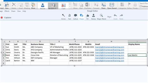 how to import contacts from outlook into excel spreadsheet