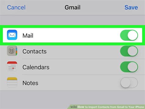 how to import contacts in iphone from gmail