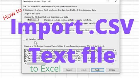 how to import csv file in excel using macros
