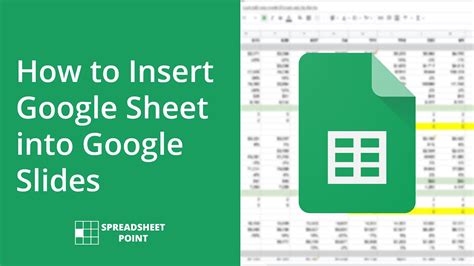 how to import data from google sheets to google slides