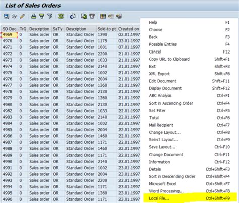 how to import data from sap to excel automatically