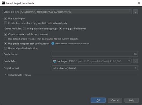 how to import gradle project in intellij