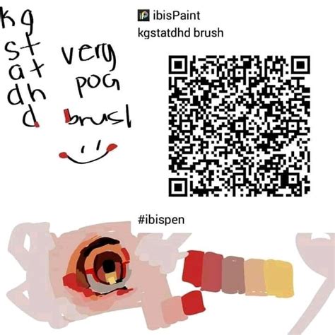 how to import ibispaint brush qr code