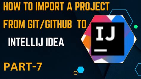 how to import maven project in intellij from git