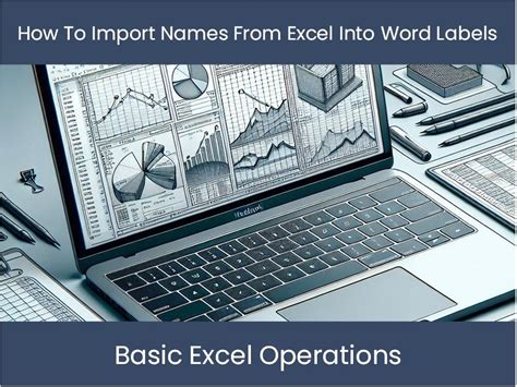 how to import names and addresses from excel into word
