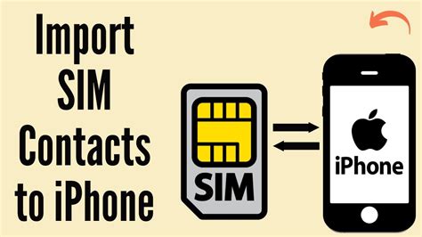 how to import sim in iphone