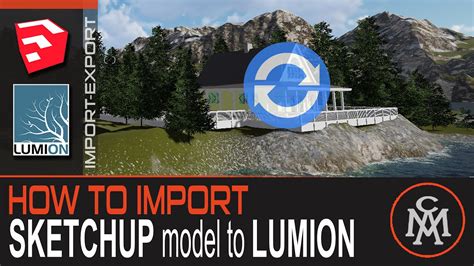 how to import sketchup scenes to lumion