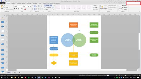 how to import visio diagram into word document