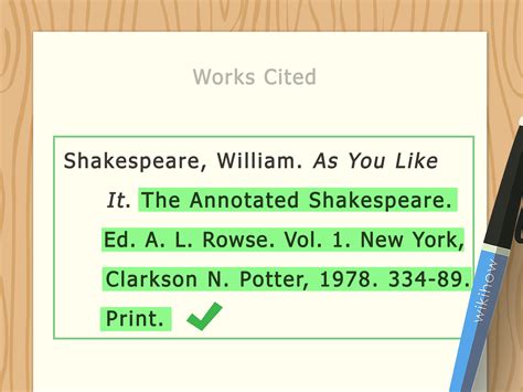 how to in text cite shakespeare in mla format