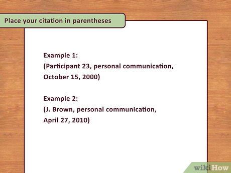 how to include interview in apa paper