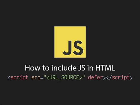 how to include javascript in html file