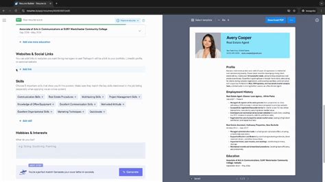 how to include linkedin and github on resume