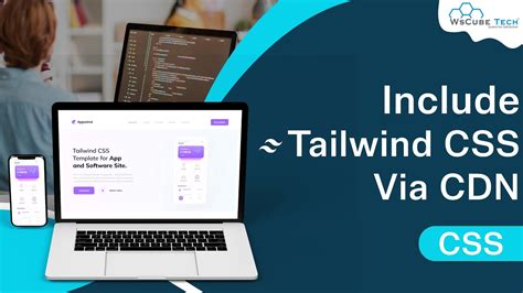 how to include tailwind css in html