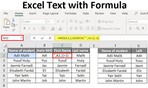 how to include text in excel cell