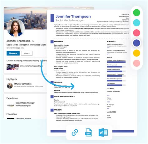 how to include your linkedin profile on your resume
