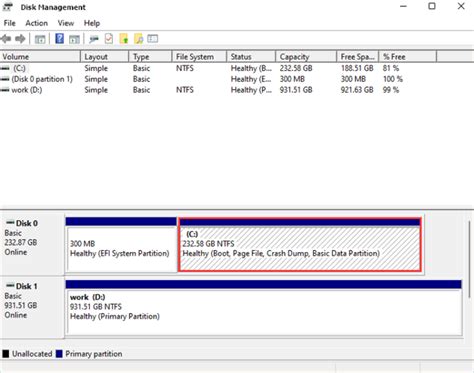 how to increase disk space on pc windows 10