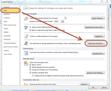 how to increase font size in messages