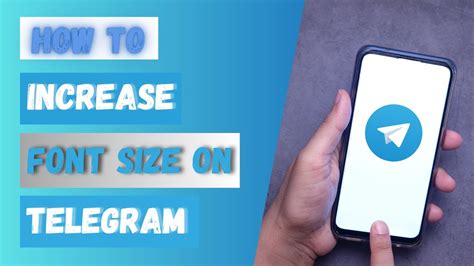 how to increase font size in telegram pc