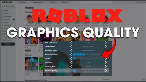 how to increase graphics in roblox