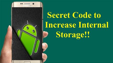 how to increase internal storage