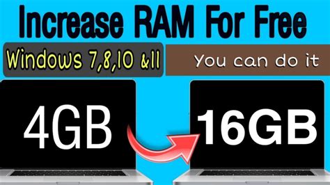 how to increase memory on pc