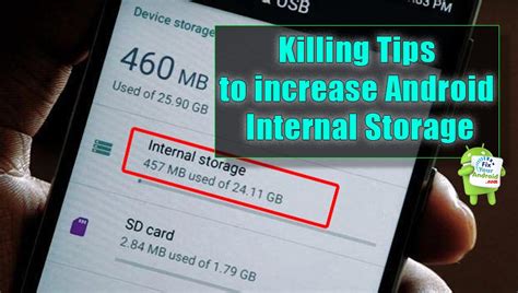 how to increase my internal storage in android