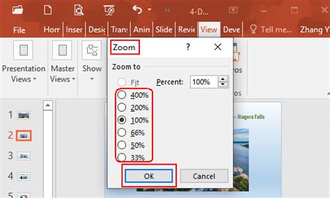 how to increase note size in powerpoint