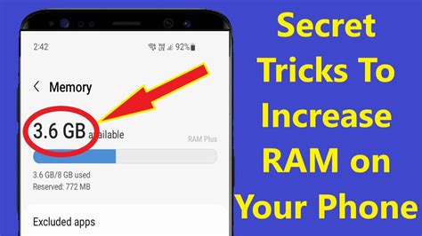 how to increase ram of android phone using memory card
