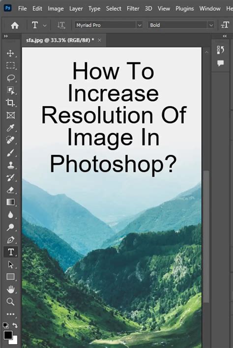 how to increase resolution in photoshop express
