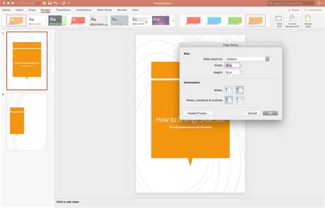 how to increase size in ppt