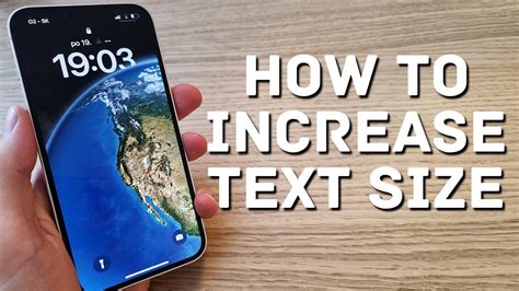 how to increase text size on iphone 14