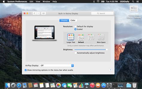 how to increase text size on mac desktop