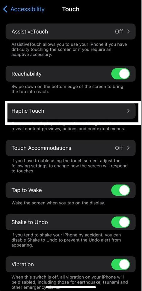 how to increase vibration intensity on iphone