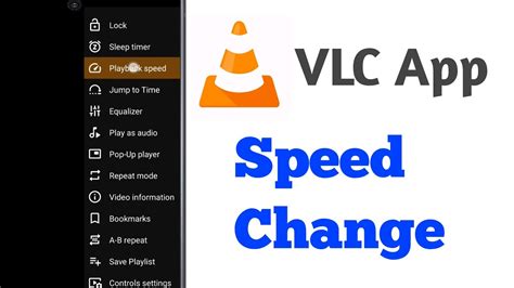 how to increase video speed in vlc