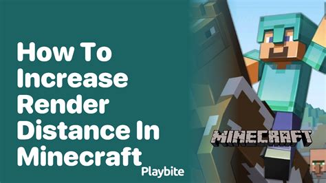 how to increase your render distance in minecraft java